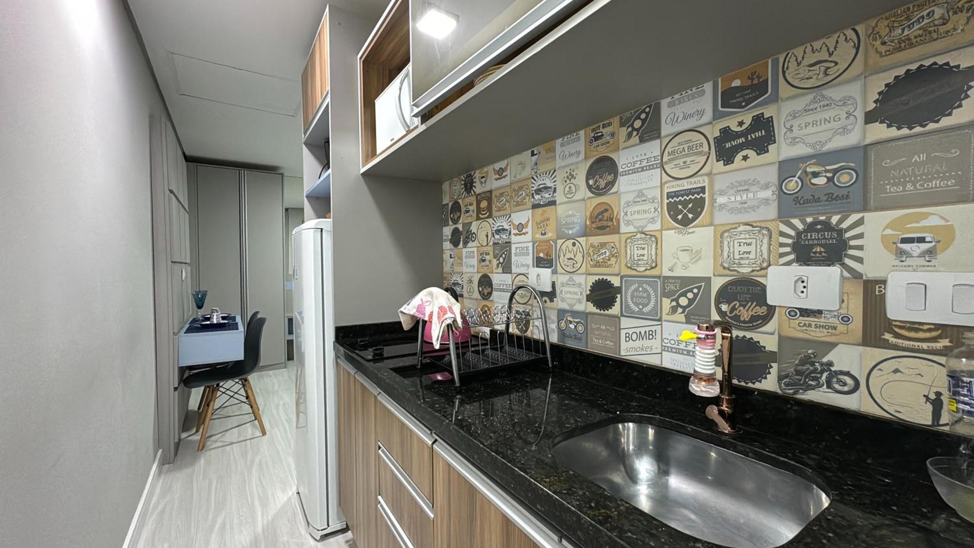 16- Studio Decorado Perfeito Para Casal!!! クリチバ エクステリア 写真
